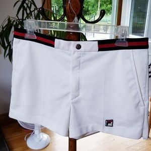 Vintage Bjorn Borg White Line FILA Shorts
